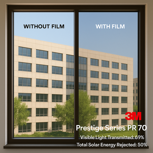 3M™ Sun Control Window Film - Prestige Series PR 70
