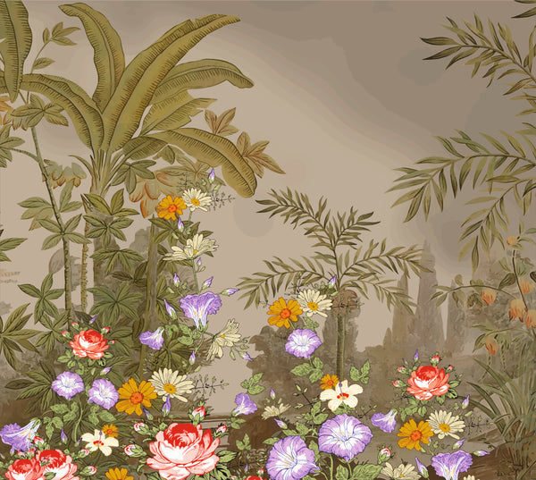 Eden Bloom – Vintage Botanical Garden Wall Covering